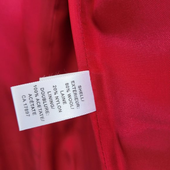 Red Banana Republic Wool Coat - Picture 10 of 10